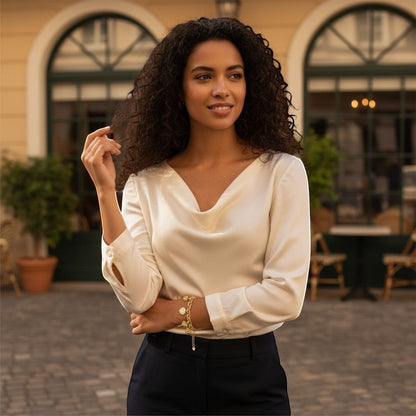 Perlizia 18K gold plated S925 sterling silver charm bracelet with moissanite, hearts, keys, and clover.